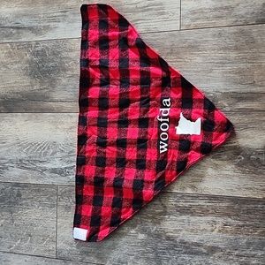 Plaid Minneaota dog bandana